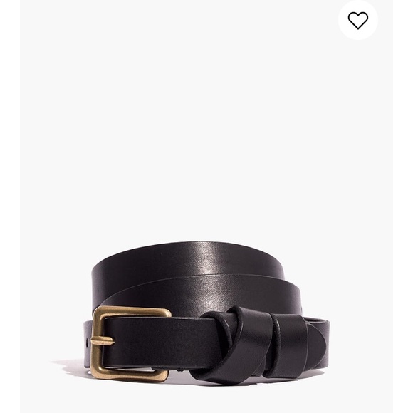 madewell leather crisscross skinny belt